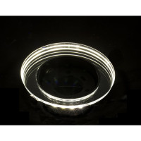 Светильник Ecola GX53 H4 LD5310 Glass стекло, круг, подсветка хром - хром зеркальный 38x126 SM53RNECH