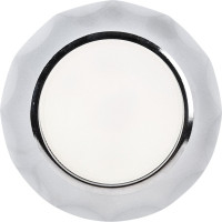 Светильник Ecola GX53 H4 LD5313 Glass стекло, круг, с вогнутыми гранями, подсветка хром матовый 38x126 SL53RCECH