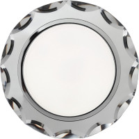 Светильник Ecola GX53 H4 LD5313 Glass стекло, круг, с гранями, подсветка хром -хром зеркальный 38x126 SM53RCECH