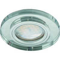 Светильник Ecola MR16 DL1650 GU5.3 Glass стекло, круг, хром - хром 25x95 FC1650EFF