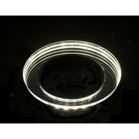 Светильник Ecola MR16 LD1650 GU5.3 Glass стекло, подсветка, круг, хром - хром 25x95 SC1650EFF