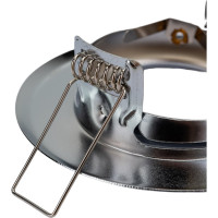 Встраиваемый светильник Ecola MR16 DH09 GU5.3 поворотный плоский скрытый крепеж, хром 25x90 FC1603EFS