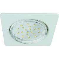 Светильник Ecola GX53 H4 Square open edge квадратный, белый, плоский с открытым краем 106x41 FW53N4ECB
