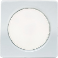 Светильник Ecola GX53 H4 Square open edge квадратный, белый, плоский с открытым краем 106x41 FW53N4ECB