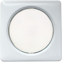Квадратный светильник Ecola GX53 H4 Square без рефлектора, белый 107x41 FW53S4ECB