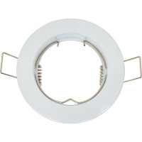 Встраиваемый светильник Ecola MR16 DL100 GU5.3 литой белый 24x75 FW1601EFF