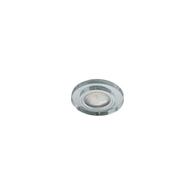 Светильник Ecola MR16 DL1650 GU5.3 Glass стекло, круг, хром - хром 25x95 FC1650EFF