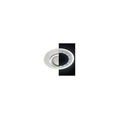 Светильник Ecola MR16 LD1650 GU5.3 Glass стекло, подсветка, круг, матовый - хром 25x95 SL1650EFF