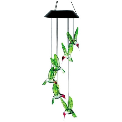 Подвесной садовый фонарь ЧУДЕСНЫЙ САД 634 Колибри, светодиодный RGB, на солнечной батарее 4606400420873