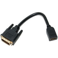 Кабель-адаптер 5bites HDMI F - DVI 25 M, 0.1м BC-HDF2DVI