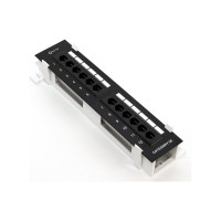 Настенная патч-панель 5bites UTP 10, 5e категория 12 портов, разъемы KRONE тип 110 DUAL IDC PPU55-04W