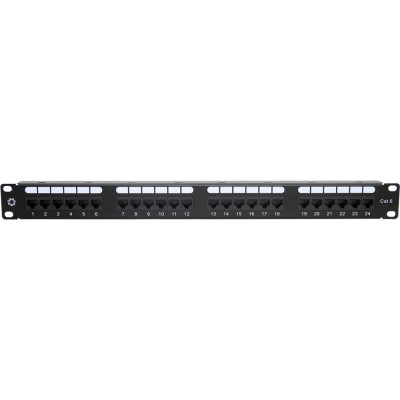 Патч-панель 5bites UTP, 19, 6 кат., 24 порта, 1U, разъемы KRONE, тип 110, DUAL IDC PPU65-21