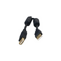 Профессиональный кабель-удлинитель 5bites EXPRESS USB 2.0 AM-AF, ферритовые кольца, 5м UC5011-050A