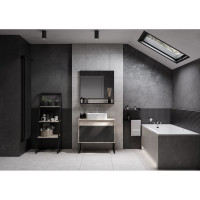 Зеркало AQUATON Лофт Урбан 80 дуб орегон 1A247902LQX50
