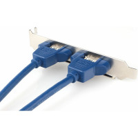 Планка Cablexpert в системный блок 2xUSB 3.0/20pin мат.платы CC-USB3-RECEPTACLE