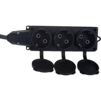 Удлинитель СОЮЗ ТМ, 3700Вт, з/к, КГ, IP-44, 3 гн., 40м 481S-4204