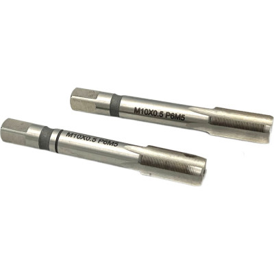 Машинно-ручной метчик TORNERI М10х0.5 комплект из 2-х штук Р6М5 035260