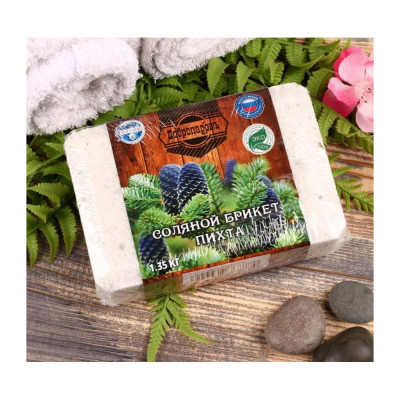 Соляной брикет с алтайскими травами Добропаровъ Пихта 1.35 кг 4836877