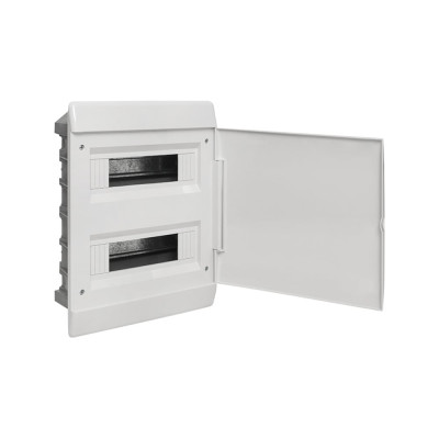 Распределительный щит EKF ЩРВ-П-24 "SlimBox" белая дверца IP41 PROxima sb-v-24w