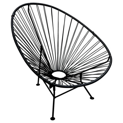 Кресло M-GROUP "Ракушка", чёрный 12230400