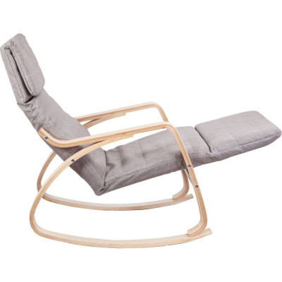 Кресло-качалка AKS Home SMART ткань, серый 66506