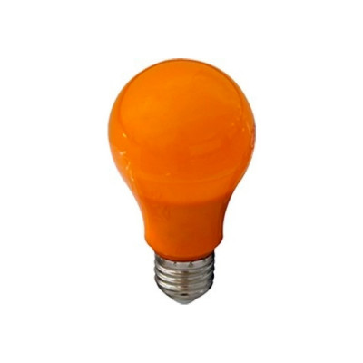 Светодиодная лампа Ecola Classic led color 12,0w, a60, 220v, e27, orange, оранжевая, 360, композит, 110x60 K7CY12ELY