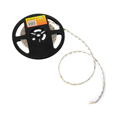 Светодиодная лента на катушке Ecola Led strip pro 4,8w/m, 12v, ip65, 8mm, 60led/m, 6000k, 6lm/led, 360lm/m, 5м P5LD05ESB