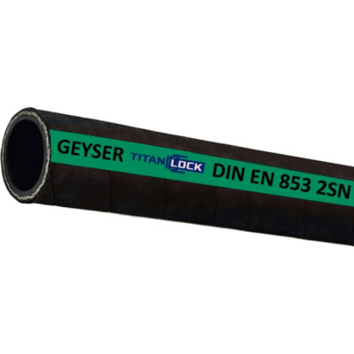 Рукав высокого давления TITAN LOCK «GEYSER» 2SN EN853, внутренний диаметр 12 мм, 50 м TLGY012-2SN_50