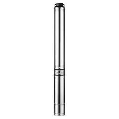 Скважинный насос Jemix Ø 3.5" 1100 Вт, кабель 2 метра. макс. напор 120 м, ном. напор 90 м, при 2 куб.м/ч, 18 ступеней, крыльчатка пластик, встроенное управление СН 3,5-2-100