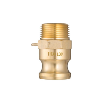 Камлок TITAN LOCK латунный TITAN LOCK тип F ниппель, наружная резьба BSP 2 1/2" TL250FBR