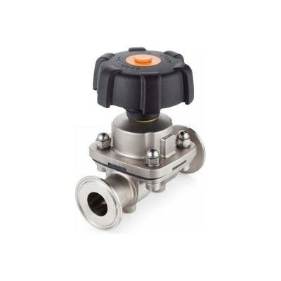 Мембранный клапан TITAN LOCK нержавеющий 316 типа clamp-clamp, DN10 DIN TL10DVCLSS