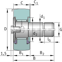 Подшипник BS Bearing KR40PP 2001001561239