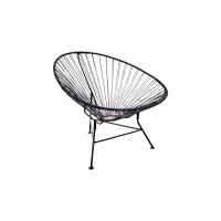 Кресло M-GROUP "Ракушка", чёрный 12230400