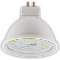 Светодиодная лампа Ecola Mr16 led 5,4w, 220v, gu5.3, 2800k, прозрачная, 48x50 M2SW54ELB