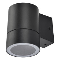 Накладной светильник Ecola 8003a Gx53, led, ip65, прозрачный, цилиндр, металл, 1 x gx53, черный, 114x140x90 FB53C1ECH