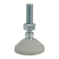 Регулируемая опора Алтервиа серая M12x45 до 800 кг A00021.2105012045