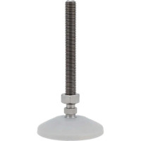 Регулируемая опора серая Алтервиа M14x150 до 900 кг, нержавеющая сталь, упаковка 2 штуки A00021.2208014150.2
