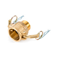 Камлок латунный TITAN LOCK тип B розетка, наруж. резьба BSP 2 1/2" TL250BBR