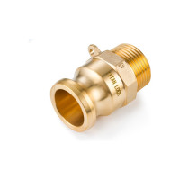 Камлок TITAN LOCK латунный TITAN LOCK тип F ниппель, наружная резьба BSP 2 1/2" TL250FBR
