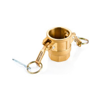 Камлок TITAN LOCK латунный TITAN LOCK тип D розетка, внутренняя резьба BSP 2 1/2" TL250DBR