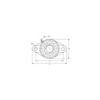 Подшипниковый узел TECHNIX UKFL208 UKFL208TECHNIX