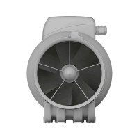 Вентилятор канальный ERA TYPHOON D150/160 осевой 2 скорости AT PRO TYPHOON 160 2SP AT