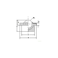 Шариковая опора TECHNIX SP 15 B-D SP15BD SP15BDTECHNIX