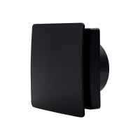 Накладной вентилятор Floxy Design 100 Matt Black (короткий патрубок) Seicoi 21-0005-971