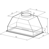 Вытяжка LEX HYPER 900 GS Inverter BL CHAT000154