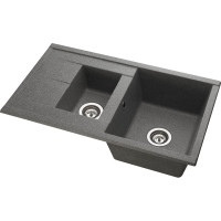 Кухонная Мойка AQUATON Делия 87 Серая NEW 00056160 1A716232DE230