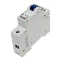 Сигнальная лампа Dekraft ЛС-101, 1 Р, 220 В, LED, синяя 18006DEK