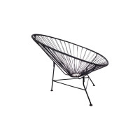 Кресло M-GROUP "Ракушка", чёрный 12230400