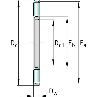 Подшипник DINROLL AXK0821 2001001375751