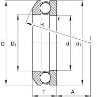 Подшипник DINROLL 53308 2001000978748